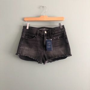 AEO Hi-Rise Shortie Onyx Black